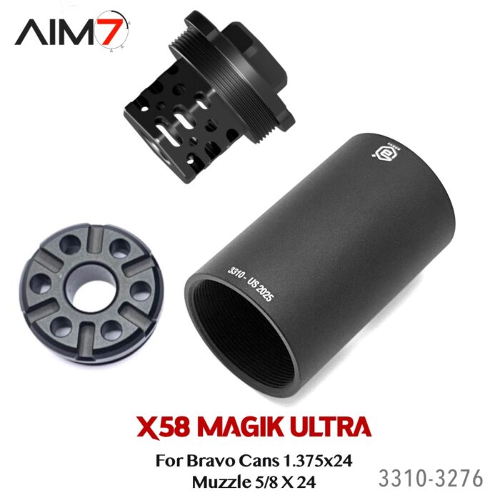 Aim7 X58-MAGIK Muzzle 5/8×24 For Bravo Tubes - Image 4