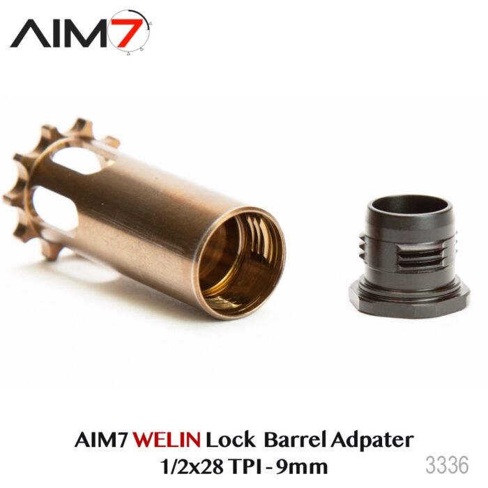 AIM7 ARCHER AA-12 WLN & Barrel Adapter Linear Comp 1/2x28 for 9MM - Image 36