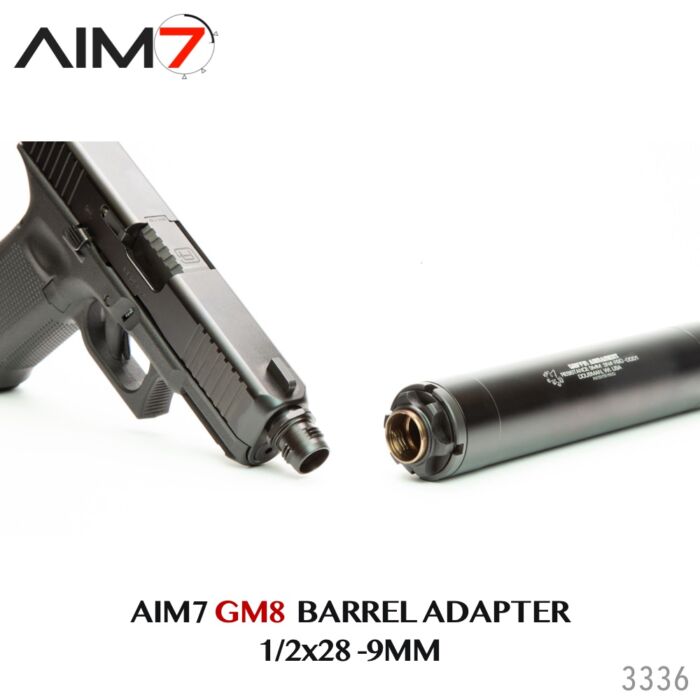 AIM7 ARCHER AA-12 WLN & Barrel Adapter Linear Comp 1/2x28 for 9MM - Image 37