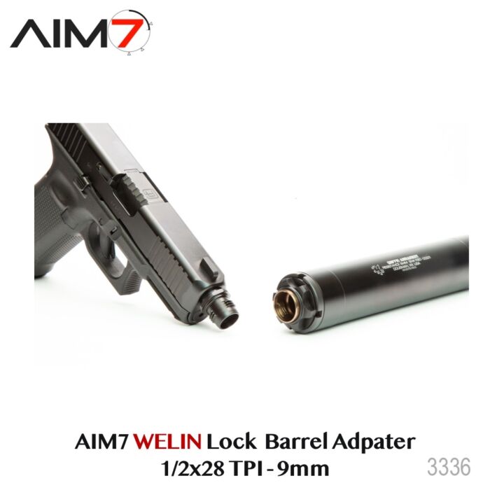 AIM7 ARCHER AA-12 WLN & Barrel Adapter Linear Comp 1/2x28 for 9MM - Image 33
