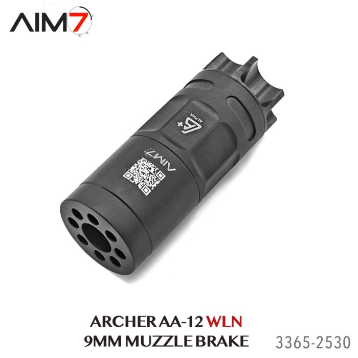 AIM7 ARCHER AA-12 WLN & Barrel Adapter Linear Comp 1/2x28 for 9MM - Image 26