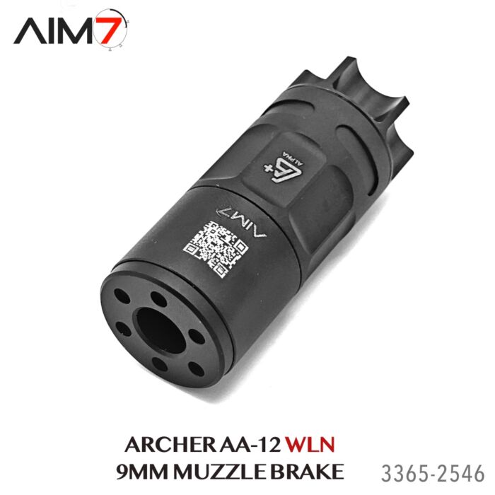 AIM7 ARCHER AA-12 WLN & Barrel Adapter Linear Comp 1/2x28 for 9MM - Image 30
