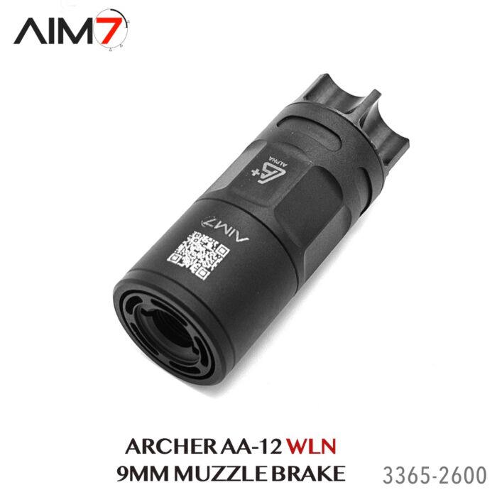 AIM7 ARCHER AA-12 WLN & Barrel Adapter Linear Comp 1/2x28 for 9MM - Image 25
