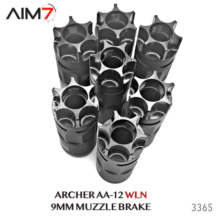 AIM7 ARCHER AA-12 WLN & Barrel Adapter Linear Comp 1/2x28 for 9MM - Image 17