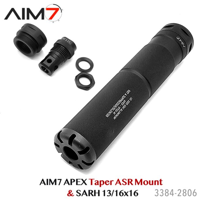 AIM7 APEX 2.0 Knurled Taper Mount and SARH direct Mount 556/223/9mm 1/2×28 - Image 10