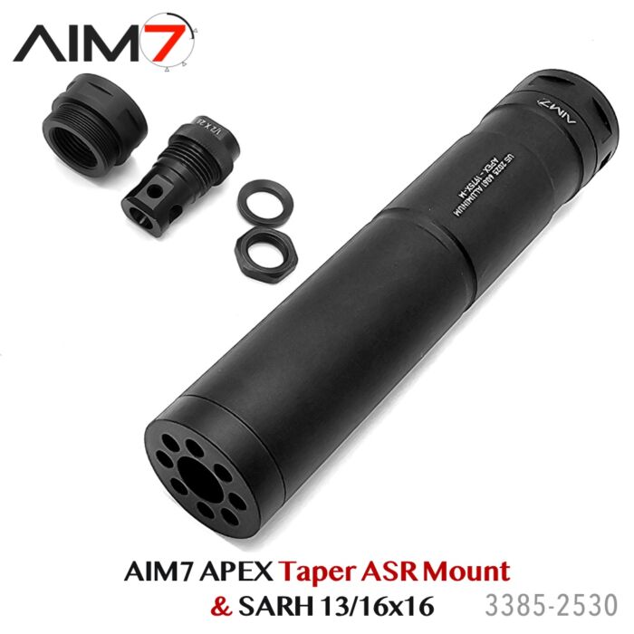 AIM7 APEX 2.0 SMOOTH Taper Mount and SARH direct Mount 556/223/9mm 1/2×28 - Image 4