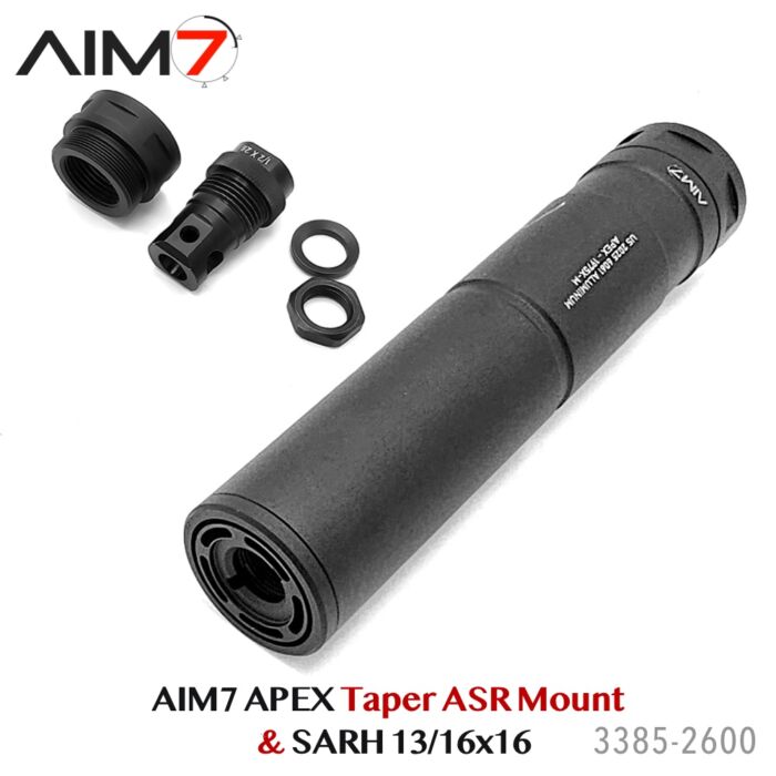 AIM7 APEX 2.0 SMOOTH Taper Mount and SARH direct Mount 556/223/9mm 1/2×28 - Image 9