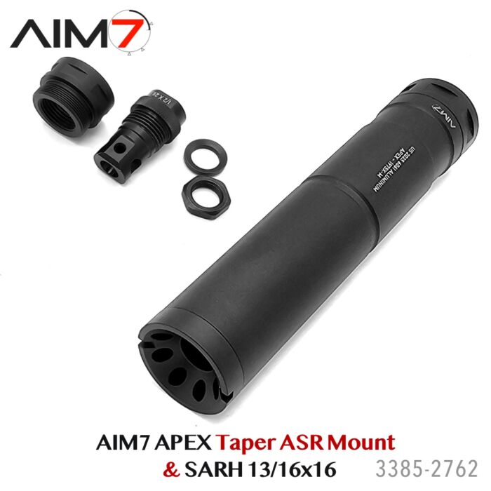 AIM7 APEX 2.0 SMOOTH Taper Mount and SARH direct Mount 556/223/9mm 1/2×28 - Image 5