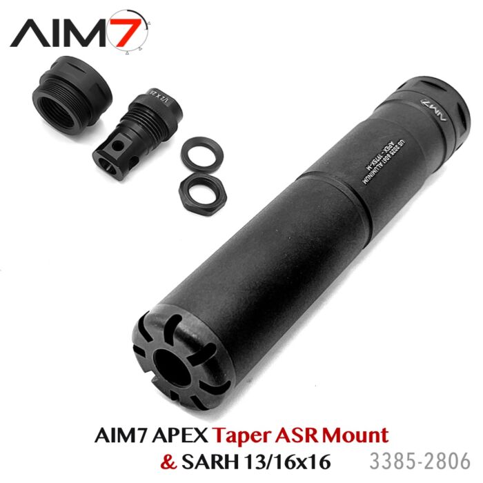 AIM7 APEX 2.0 SMOOTH Taper Mount and SARH direct Mount 556/223/9mm 1/2×28 - Image 7
