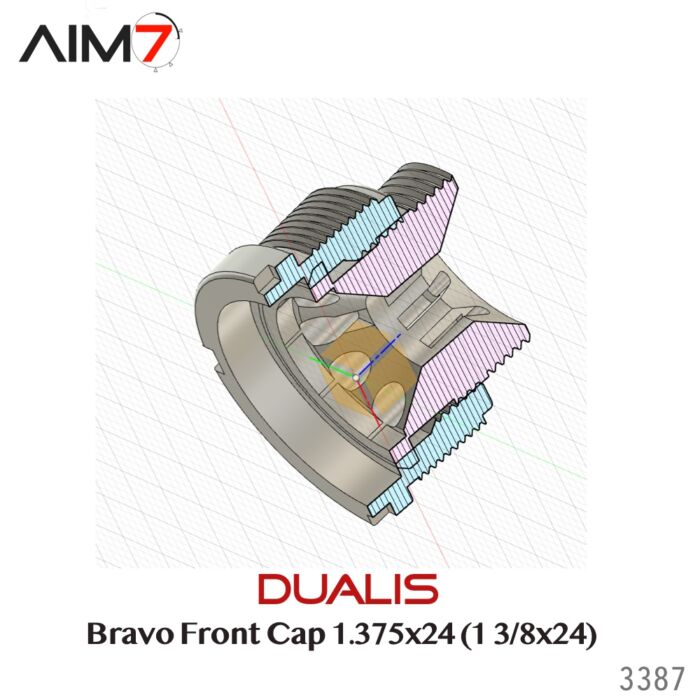 AIM7 DUALIS Bravo Front Cap 1.375x24 (2 in 1)  Hybrid - Image 19