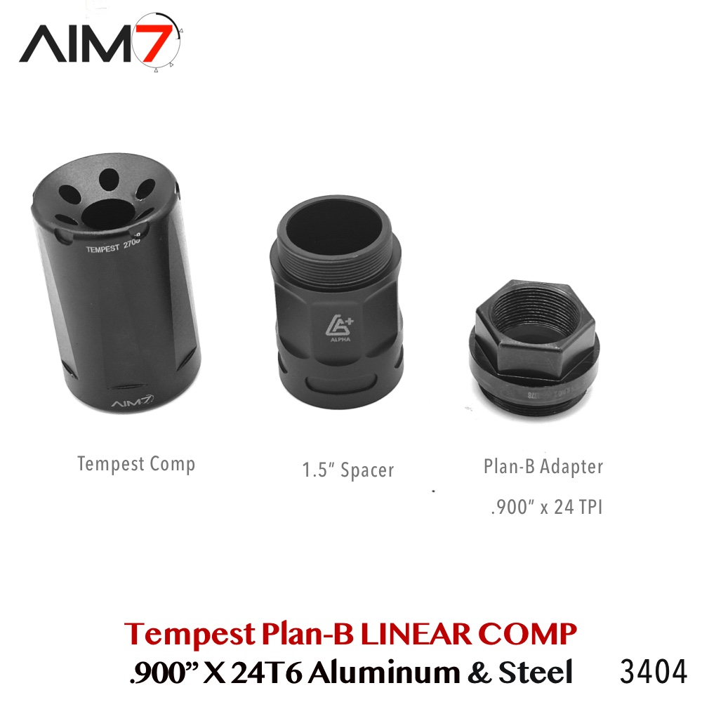 Aim7 Tempest Plan-B Linear Compensator – 1.125"x28 TPI Thread - Image 4