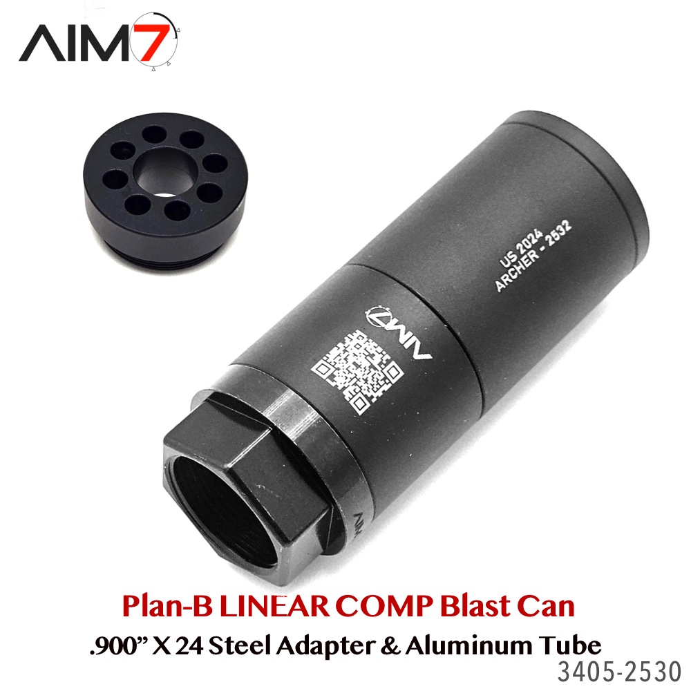 Aim7 A-3 Blast Diffuser Kit – Plan-B Steel System | .900"x24 Internal / 1.125"x28 External - Image 7