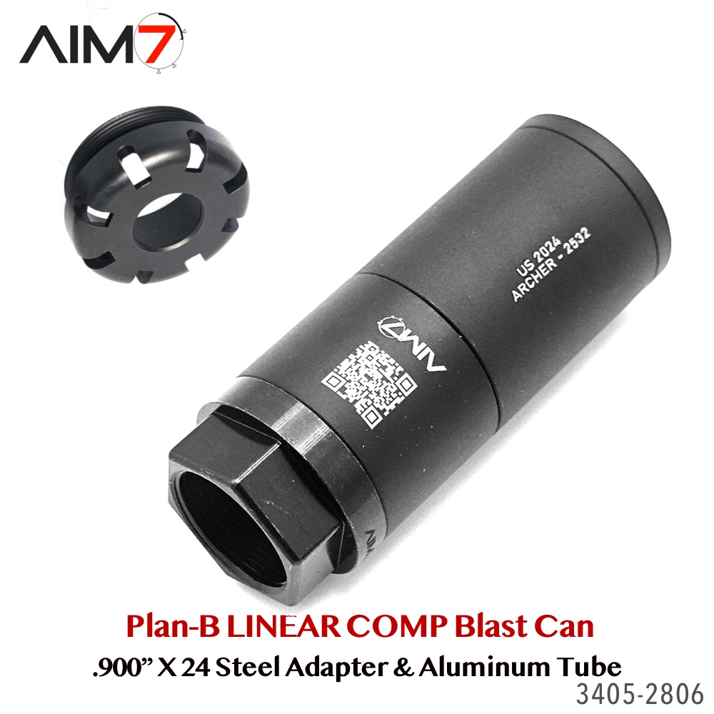 Aim7 A-3 Blast Diffuser Kit – Plan-B Steel System | .900"x24 Internal / 1.125"x28 External - Image 9