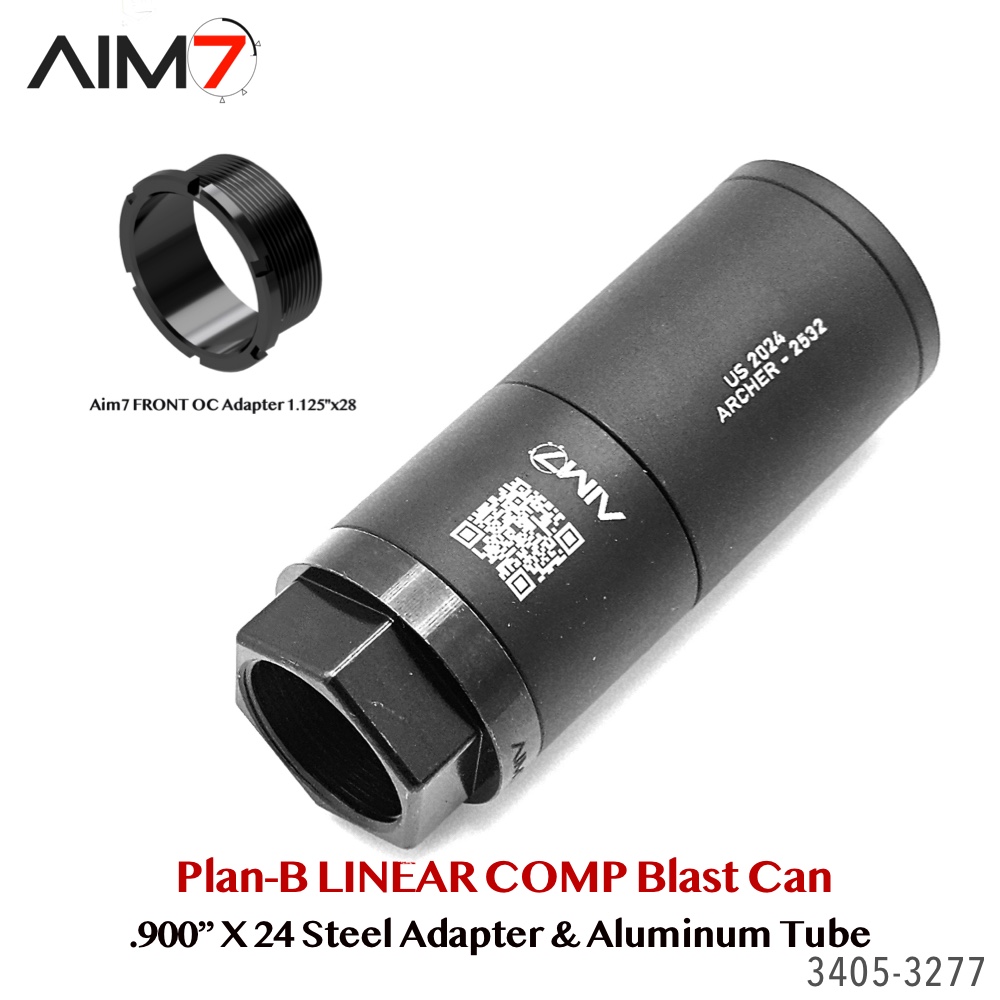 Aim7 A-3 Blast Diffuser Kit – Plan-B Steel System | .900"x24 Internal / 1.125"x28 External - Image 6
