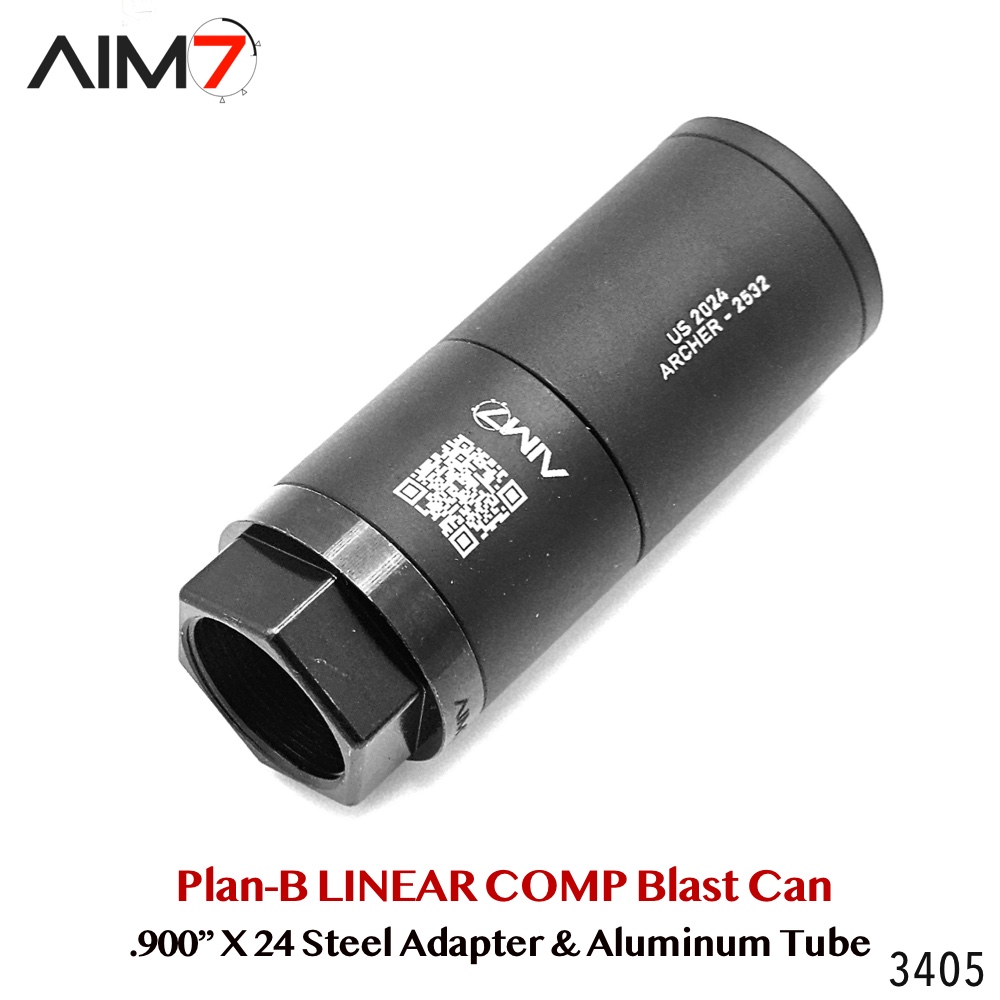 Aim7 A-3 Blast Diffuser Kit – Plan-B Steel System | .900"x24 Internal / 1.125"x28 External