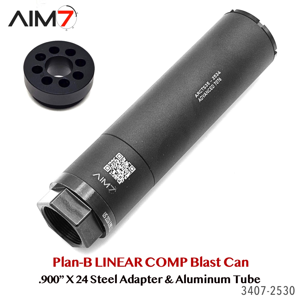 Aim7 A-5 Blast Diffuser Kit – Plan-B Steel System | .900"x24 Internal / 1.125"x28 External - Image 7