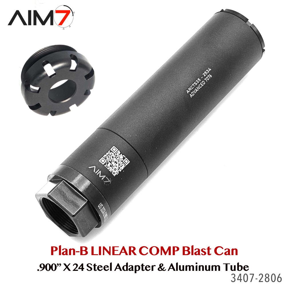 Aim7 A-5 Blast Diffuser Kit – Plan-B Steel System | .900"x24 Internal / 1.125"x28 External - Image 5