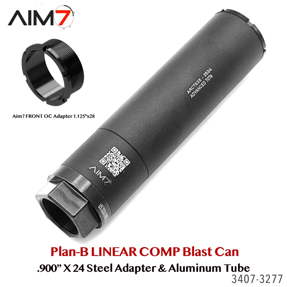 Aim7 A-5 Blast Diffuser Kit – Plan-B Steel System | .900"x24 Internal / 1.125"x28 External - Image 6