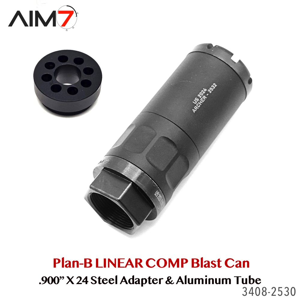 Aim7 B-3 Blast Diffuser Kit – Plan-B Steel System | .900"x24 Internal / 1.125"x28 External - Image 7