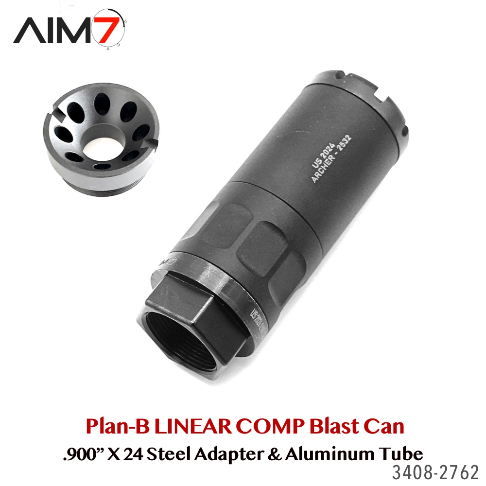 Aim7 B-3 Blast Diffuser Kit – Plan-B Steel System | .900"x24 Internal / 1.125"x28 External - Image 6