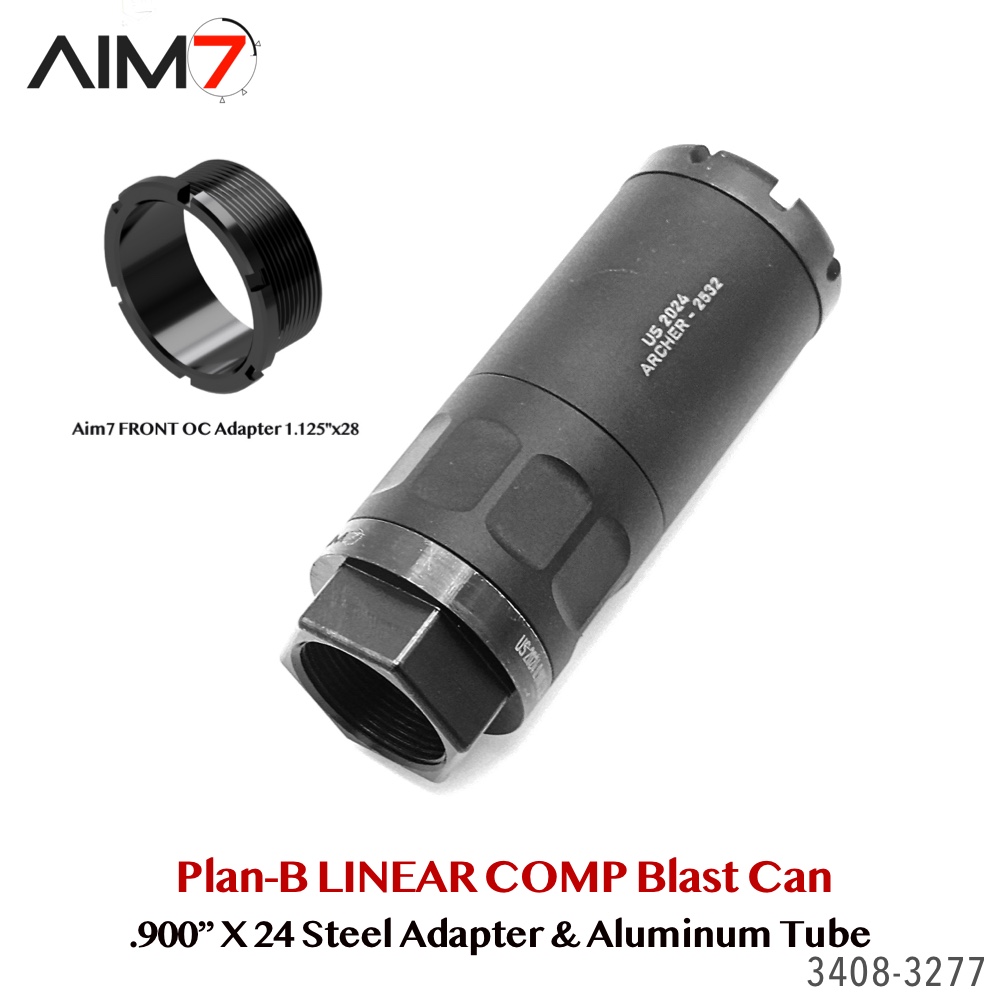 Aim7 B-3 Blast Diffuser Kit – Plan-B Steel System | .900"x24 Internal / 1.125"x28 External - Image 8