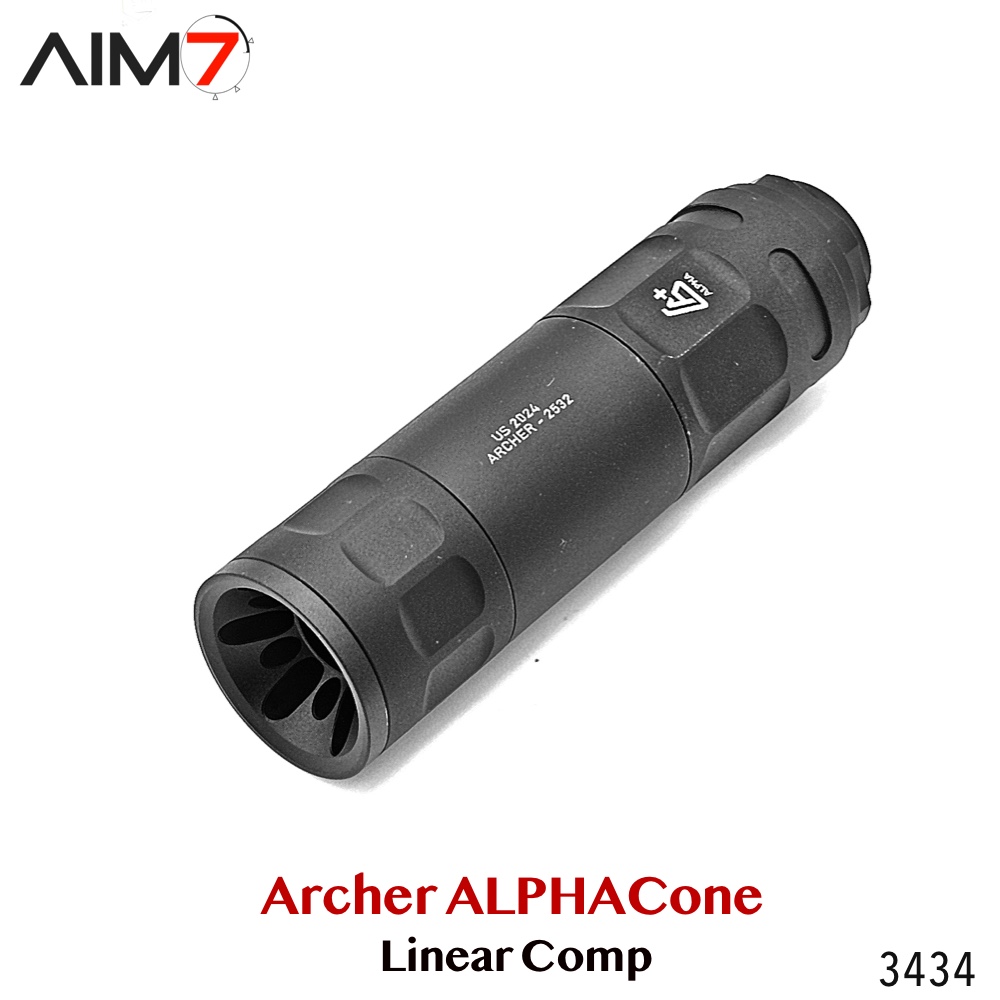 AIM7 ARCHER AlphaCone Linear Comp, 556/30CAL/9mm/40CAL/45ACP/22LR - Image 4