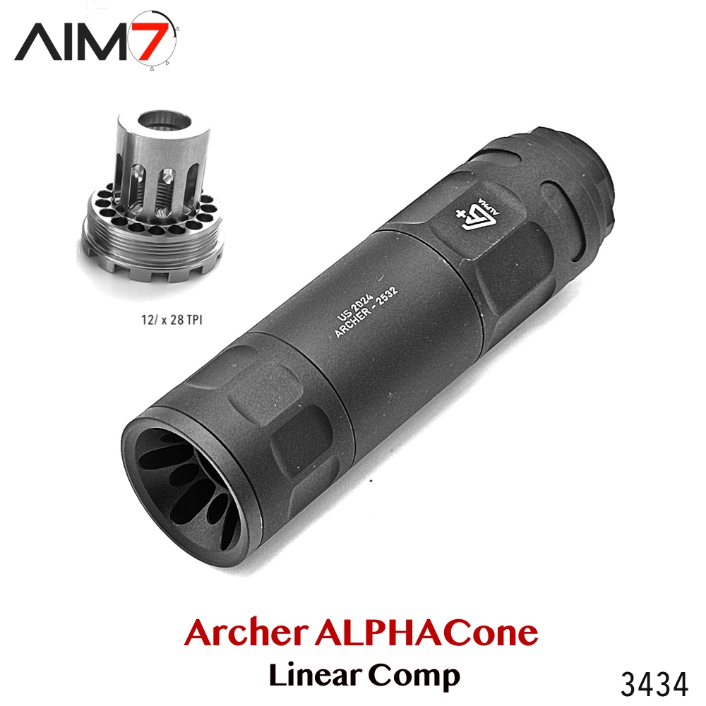 AIM7 ARCHER AlphaCone Linear Comp, 556/30CAL/9mm/40CAL/45ACP/22LR - Image 25