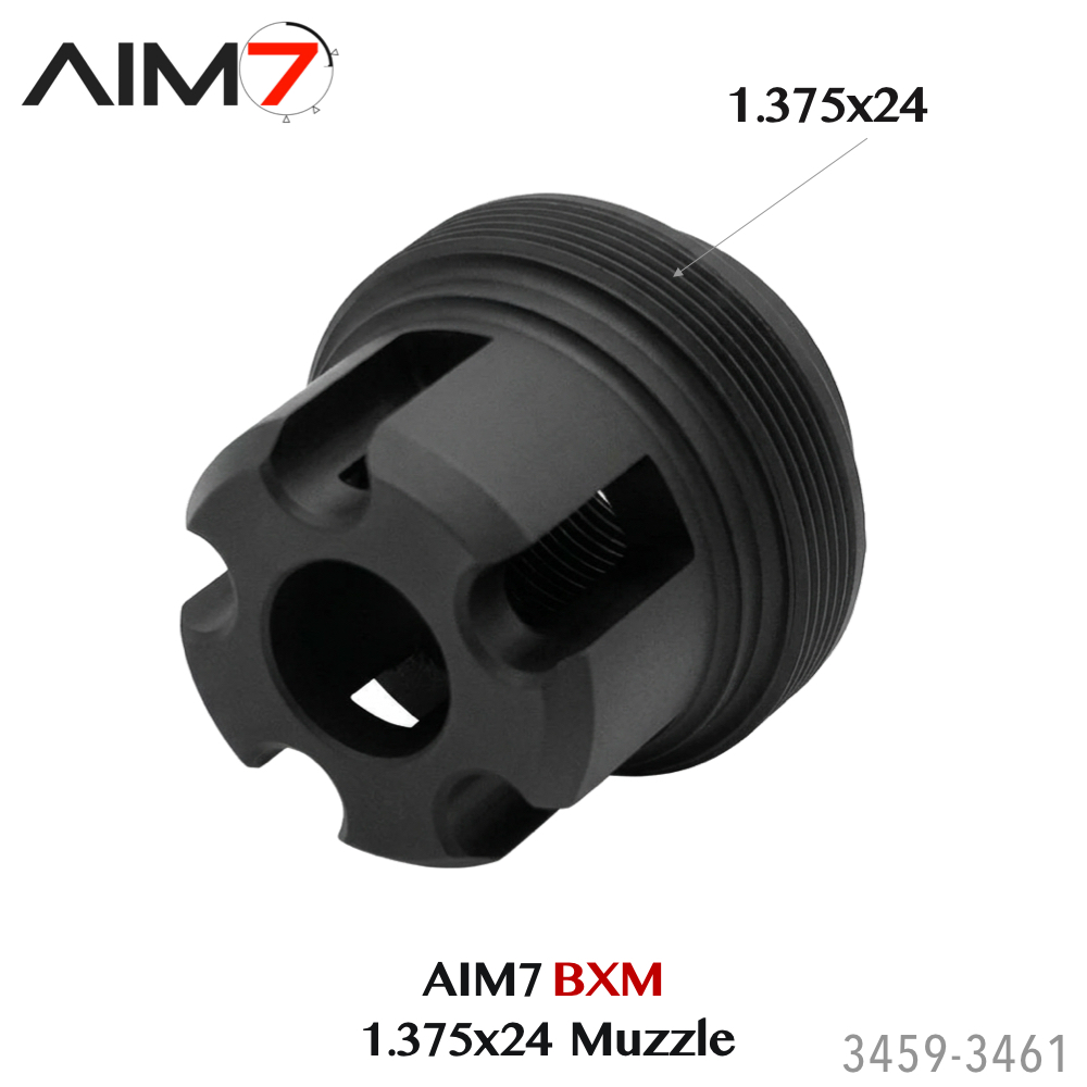Aim7 BXM Muzzle Recoil Reduction Device for Bravo Tubes - Image 4