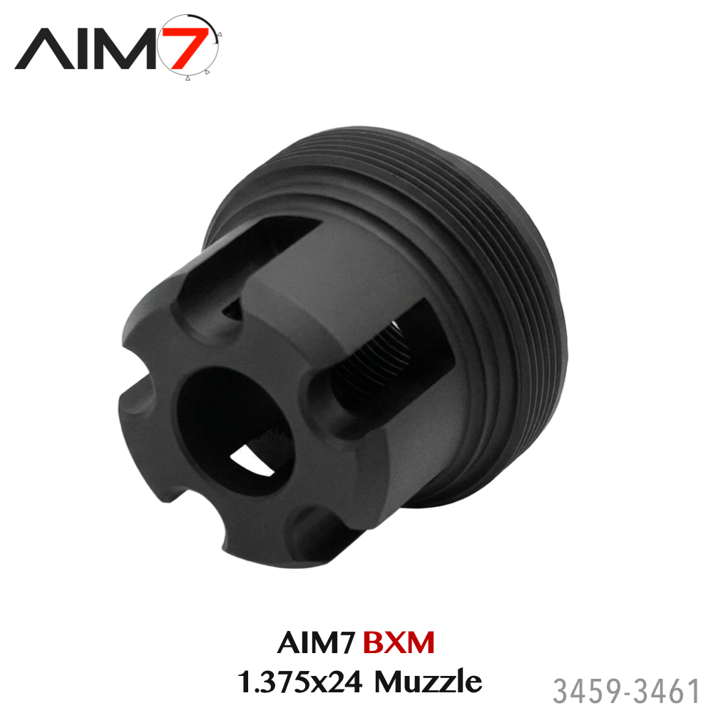 Aim7 BXM Muzzle Recoil Reduction Device for Bravo Tubes - Image 7
