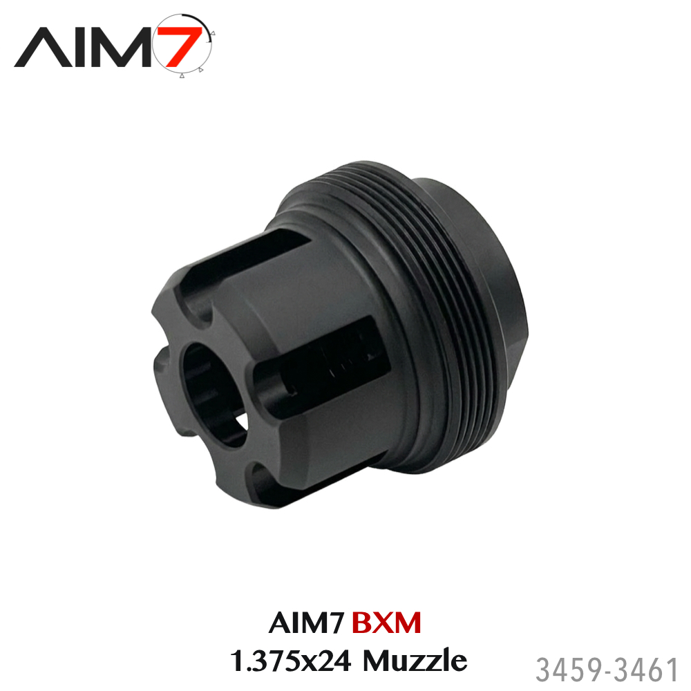 Aim7 BXM Muzzle Recoil Reduction Device for Bravo Tubes