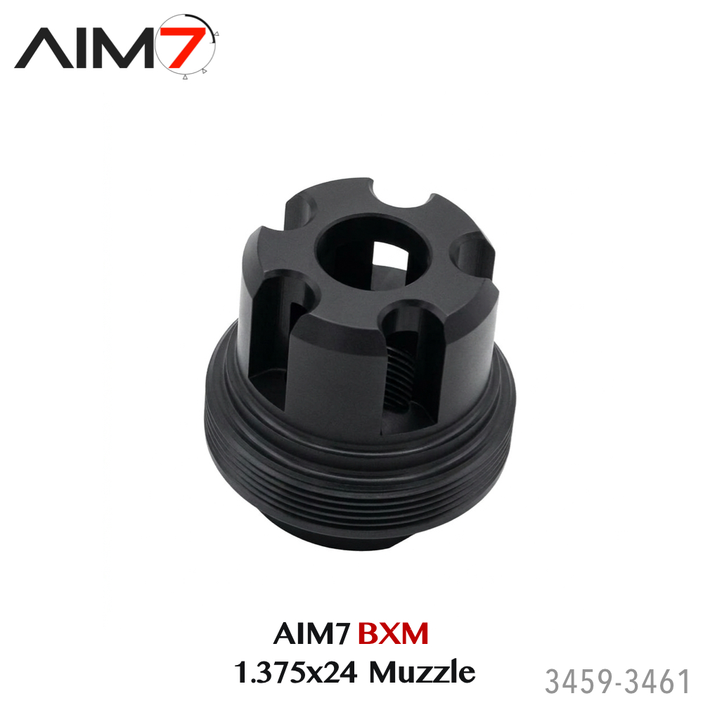 Aim7 BXM Muzzle Recoil Reduction Device for Bravo Tubes - Image 5