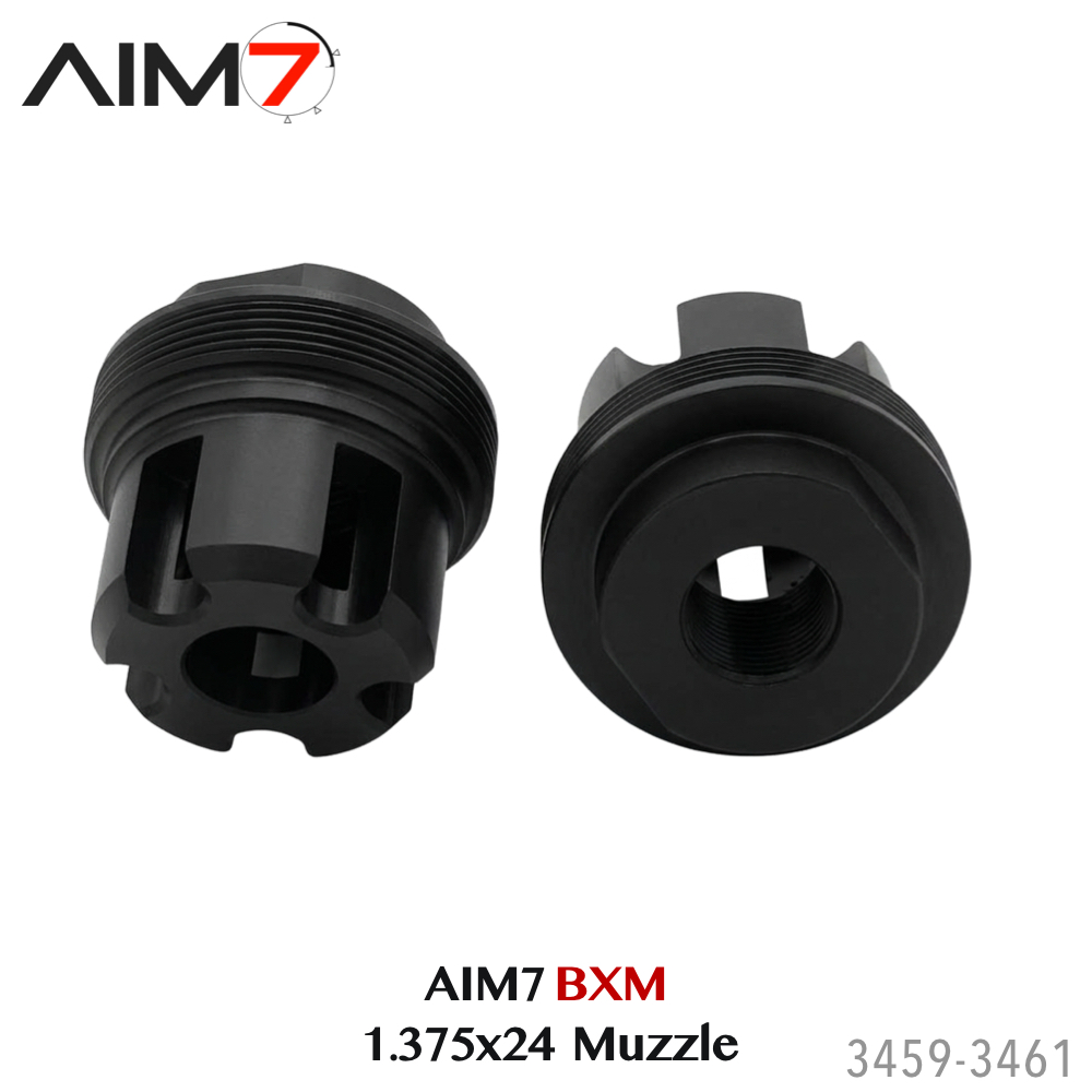 Aim7 BXM Muzzle Recoil Reduction Device for Bravo Tubes - Image 2
