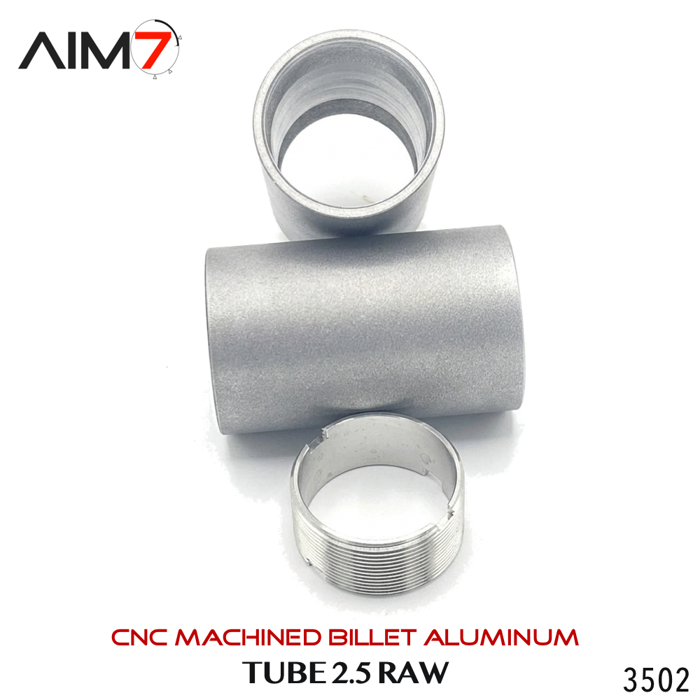 Aim7 Two MAGIK 2.5" Bravo Tube 1.375x24 & Steel Coupler RAW DIY - Image 4