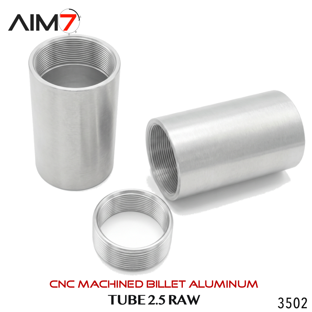 Aim7 Two MAGIK 2.5" Bravo Tube 1.375x24 & Steel Coupler RAW DIY - Image 6